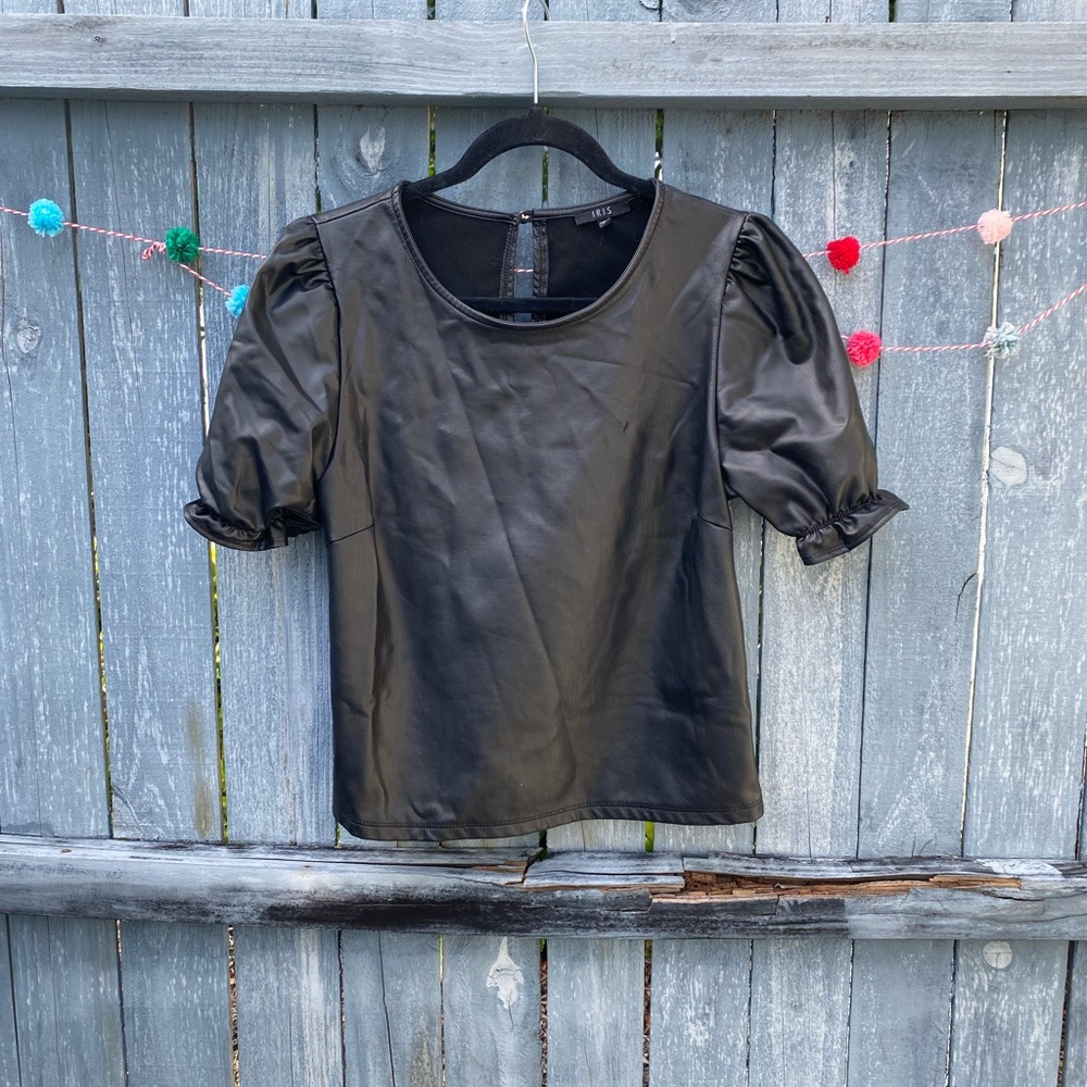 Pleather Top